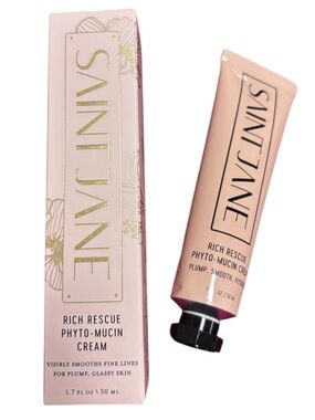 SAINT JANE Rich Rescue Phyto-Mucin Cream 50ml Glass Skin Moisturizer NEW NIB